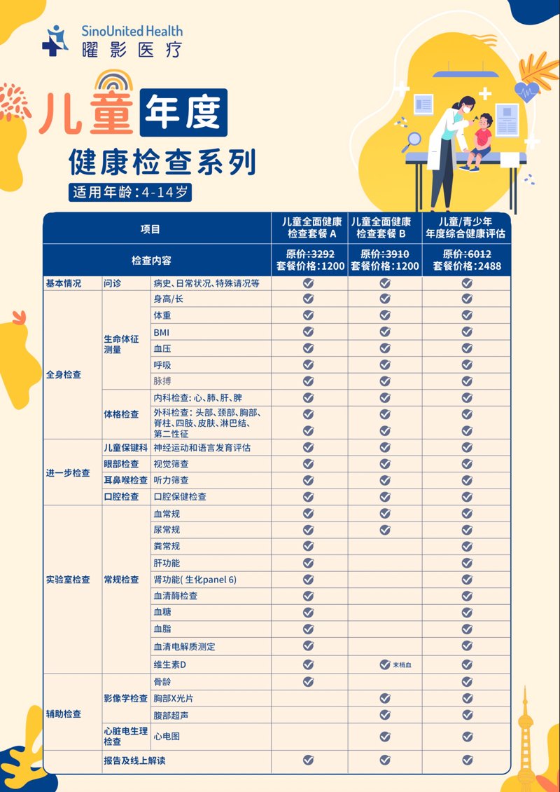 体检套餐